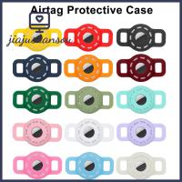 JIAJUSUANSOU Hollow Silicone For Apple Badges Airtags Pet Anti-lost Locator Sleeve Airtag Protective Case Tracker Protector Cover Air Tag Holder