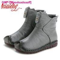 Asdsadsaaff Xiuteng 2020 Inverno Genuíno Couro Botas Femininas Tornozelo Ardar Boral