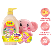 Sữa tắm gội toàn thân cho bé Carrie Junior Yoghurt Hương Mơ Tây Apricot