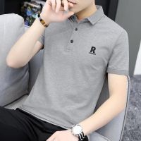 ผู้ชาย T เสื้อ polo เสื้อฤดูร้อนใหม่ล่าสุดอังกฤษปกเสื้อผู้ชายแขนสั้น T เสื้อ