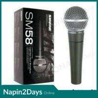 ไมค์ SHURE SM-58LC  (ไมค์สาย รุ่นไม่มีสวิทช์)ไมโครโฟน SHURE  เป็นไมค์ร้อง เหมาะกับใช้งานบนเวที หรือ Live Sound โดยเฉพาะเสียงร้องนำ และ Backup