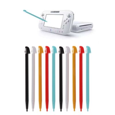 【Worth-Buy】 ปากกาสไตลัสแบบสัมผัสสีมีสไตล์10ชิ้นสำหรับนินเท็นโด Wii U ที่บังคับเกม Wiiu คอนโซล