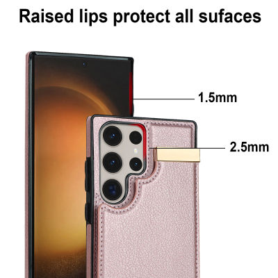 กรณี Fashion2023Phone สำหรับ S Amsung G Alaxy S21 S20 FE S23 S22พลัสหมายเหตุ20อัลตร้า A13 A54 A53 A52S A14 5กรัมอวัยวะช่องเสียบการ์ดปกหนัง
