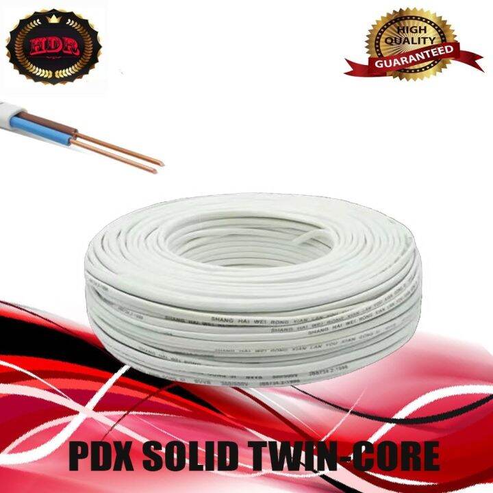 PDX twincore wire size (20/30 meters) 14/2 12/2 10/2 type 99.9 pure