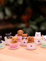 ❀❀ Teacup Dog Figure Desktop Ornament