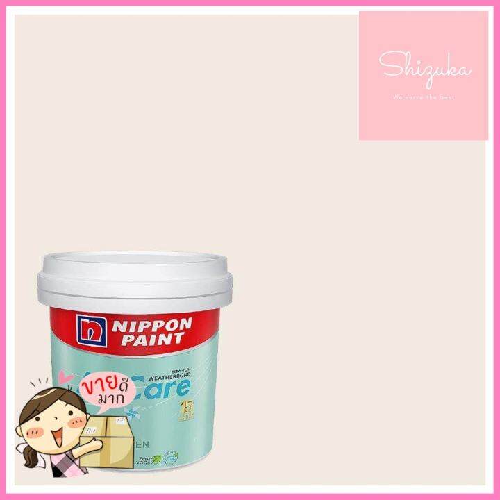 สีน้ำทาภายใน NIPPON PAINT AIR CARE สี WHITE LACE NPOW1004P เนียน 9.4