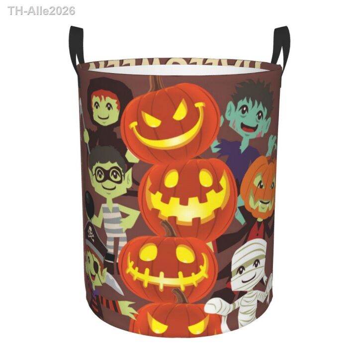 storage-and-pumpkin-faces-household-dirty-basket-folding-organizer