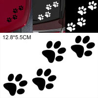 12.8X5.5 CM Paw Pattern Outdoor Reflective Car Motorcycle Body Bumper Hood Decals Window Scratch Sticker