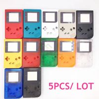 ที่เปลี่ยนฝาครอบเคสสำหรับบ้านเรือนอิเล็กทรอนิกส์แบบคลาสสิก5ชุดสำหรับ Gameboy GB DMG GBO มีปุ่ม