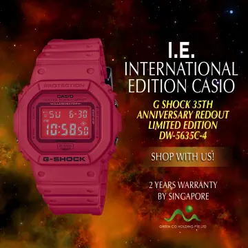 Red g shock hot sale 35th anniversary