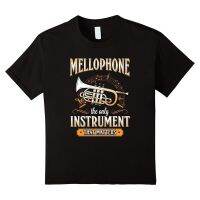 Gildan เสื้อเชิ้ต ผ้าฝ้าย พิมพ์ลาย Mellophone The Only BritishInstrut That Matters And Comf สไตล์ใหม่ สําหรับผู้ชาย 2023 QC7311537