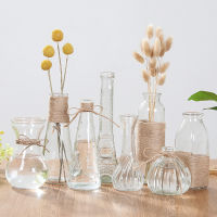 Home Decor Nordic Decoration Home Table Raindrop Small Vase Hydroponic Plant Glass Vase Creative Flower Arrangement White Vases