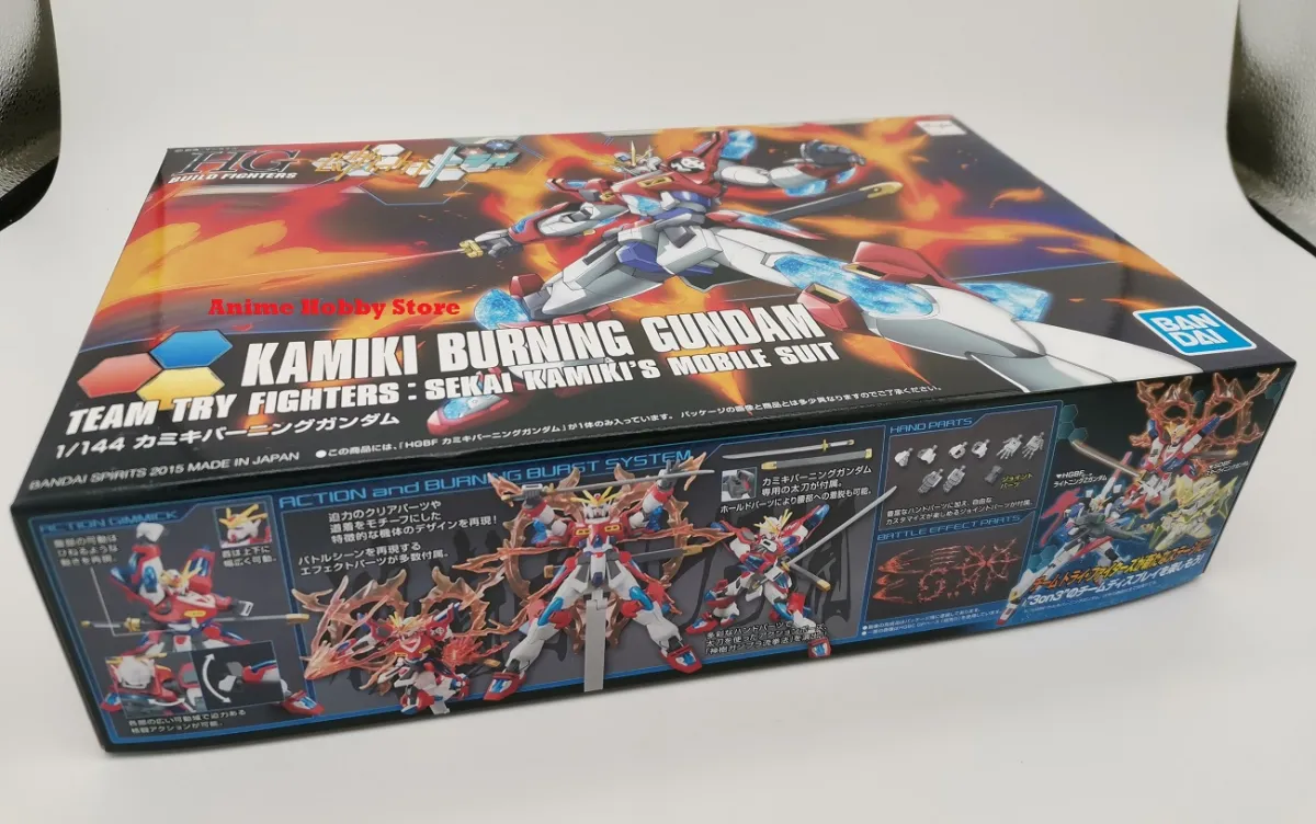 Bandai HG HGBF 043 - Kamiki Burning Gundam - Mobile Suit Gunpla Model Kit  1/144 | Lazada