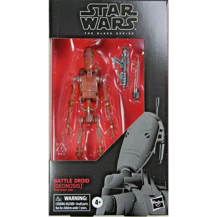 6-inch Hasbro Original Star Wars Black Series Battle Droid (rosso 