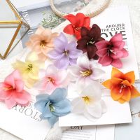 hotx【DT】 50pcs/7cm Artificial Silk Heads Wedding Decoration Wreath Scrapbooking Fake Flowers