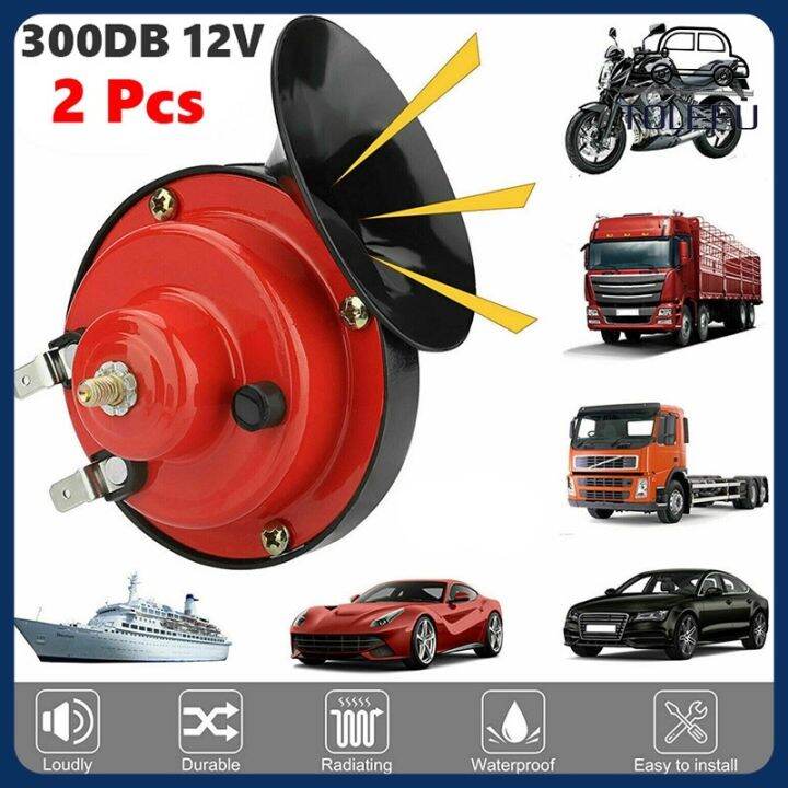 dregg Mocc Horn Dual Tone Loud Horn for Motorcycle And Car Snail Horn