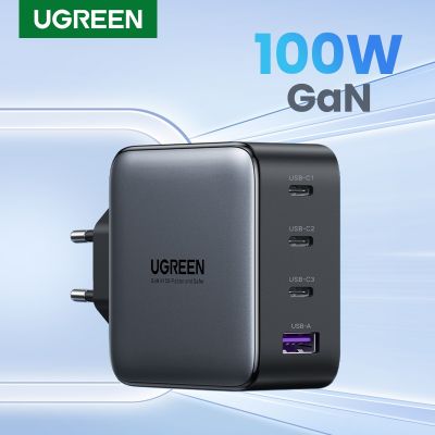 UGREEN-Cargador USB 100W,[spot goods112] สำหรับแท็บเล็ต Macbook iPhone Xiaomi PD 14 13 12
