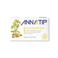 Sweet Almond Soap สบู่สวีทอัลมอนด์ สำหรับผิวหน้าและผิวกาย เพื่อการอาบน้ำและล้างหน้าที่สะอาด ผิวชุ่มชื้น และยังเป็นมิตรกับสิ่งแวดล้อม