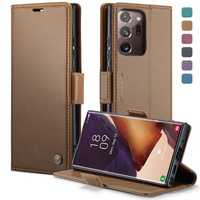 เคสโทรศัพท์ใหม่สำหรับ Samsung Galaxy Note 20 Ula/note 10 Plus เคสเคสแบบพับปิดได้ช่องเสียบบัตรกระเป๋าสตางค์หนังแม่เหล็กย้อนยุค