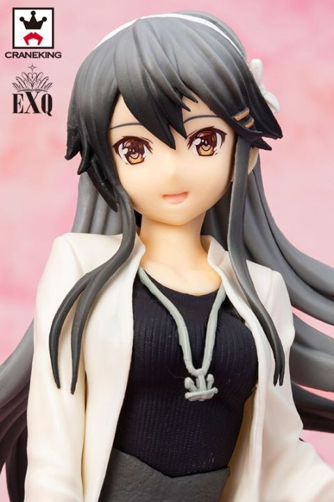 figure-ฟิกเกอร์-งานแท้-100-banpresto-exq-จาก-kantai-collection-kancolle-คันไตคอลเลกชัน-เรือรบ-โมเอะ-คังโคเระ-haruna-ฮารุนะ-gris-blanco-ver-original-from-japan-ของสะสมหายาก-อนิเมะ-การ์ตูน-มังงะ-คอลเลกช