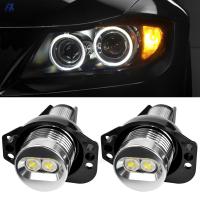 LED Angel Eye Halo แหวน Marker ไฟหน้าหลอดไฟ6W สำหรับ BMW 3 Series E90 E91 2005-2008 325i 325xi 328i 330i 335i 335xi