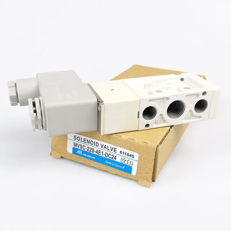 Original White New Gold Mindman Solenoid Valve MVSC-220-4E1 4e2 Two ...