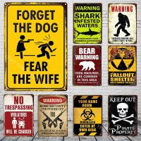 Ultra Cool ป้ายโลหะดีบุก Dark Danger Warning Zombie Signs Personalise สยองขวัญโปสเตอร์ Wall Art Decor สำหรับบาร์ผับคลับอันตราย Zone เหล็กยี่ห้อ