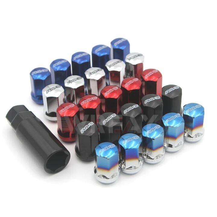 🔝 Original 【24 hours delivery】 STAINLESS STEEL CAR WHEEL LUG NUTS RAYS