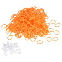 【hot】 Rubber Band Stretchable Elastic 0.5inch Dia with S-Clips for Office Pack of 600