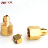 ❁✗♛ One pcs Chrome Brass Faucet Aerator Adapter Male Female DN15 Pipe Fittings Water Pressure gauge copper pipe joint