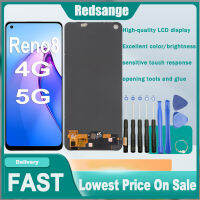 Redsange ชิ้นส่วนจอแสดงผล OLED สำหรับ7SE OPPO Reno/Reno 8 4G/Reno 8 5G/Reno 8T หน้าจอสัมผัส LCD ชุดประกอบดิจิไทเซอร์สำหรับ OPPO Reno 7SE Reno 8 4G Reno 8 5G Reno 8T