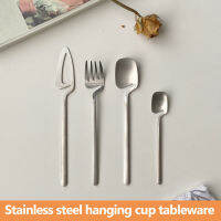 Flatware สแตนเลส304,มีดและช้อนและส้อม,ชุดช้อนส้อมกระจกขัด,ถ้วยแขวนและขอบเรียบ