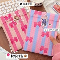 5-10pcs Bubble Mailers Pink Poly Bubble Mailer Self Seal Padded Envelopes Gift Bags Pink blue bow bubble bag Bags