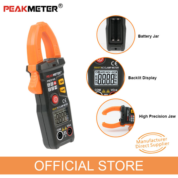 peakmeter-pm2016s-pm2016a-smart-mini-digital-clamp-meter-ac-current-pliers-ammeter-frequency-ncv-tester-amperimetric-clamp