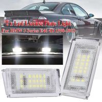 2PCS Auto Tail Light Led License Plate Light Led Canbus White LED Bulbs For Car 3er E46 4D 1998 2003 Car Accessories Dropship