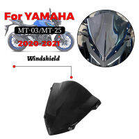 MTKRCING อุปกรณ์มอเตอร์ไซค์สำหรับ YAMAHA MT-03 MT-25 2020-2021กระจกหน้ากระจก ABS ฉีดปั้นลม D Eflector