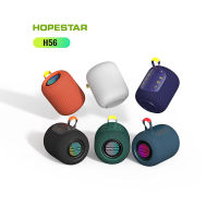 ⭐จัดส่งฟรี⭐HOPESTAR-H56 ลำโพงบลูทูธ HOMEPOD ซับวูฟเฟอร์เดียวกัน ลำโพงบลูทูธไร้สาย TWS แบบพกพากลางแจ้ง Bluetooth speakers