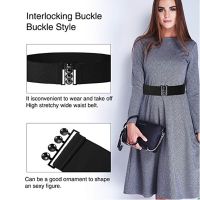 【CW】 2019 Wide Elastic for Stretch Wasit hengreda Corset Waist by Fashion Metal Buckle Skrit Shirt Pants