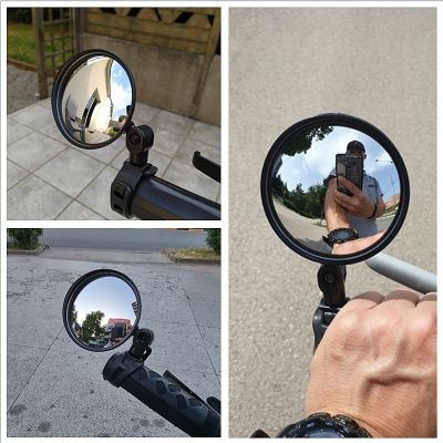 Rearview Mirror Adjustable Rotate Wide Cycling Mirrors MTB Road Accessories