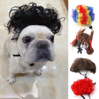 Wig Afro Bangs Small id Cat Dog Hair Accessories