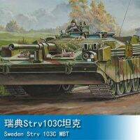 คนเป่าแตร00310 1/35คนสวีเดน Strv 103C MBT ชุดโมเดลรถถังพลาสติกแบบคงที่สำหรับคอลเลกชันของเล่นก่อสร้าง Hoy DIY