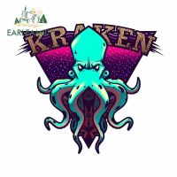 【hot】✚◑  13cm x 11.4cm for Kraken Norwegian Refrigerator RV Car Stickers Cartoon Decal Surfboard