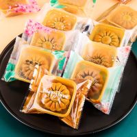 【DT】 hot  Chinese Mid-Autumn Mooncake Bagging Egg Yolk Pastry Mung Bean Cake Handmade Machine Sealing Bag Holiday Snack Gift Packaging Bag