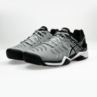 Asics Gel-Resolution 7 Clay (Grey) Mens Tennis Shoes รองเท้าเทนนิสผู้ชาย