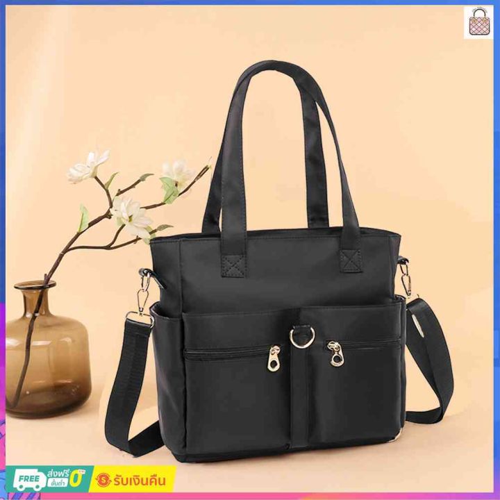 fast-delivery-ladies-handbags-fashion-underarm-bag-simple-casual-elegant-multi-pockets-multi-function-large-capacity-for-middle-aged-mother