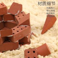 2023 Cobo Little Mud Mini Brick Cement สร้างบ้านจำลองอิฐประกอบสร้างบ้าน