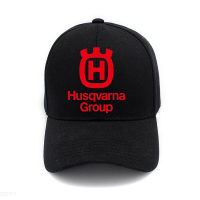 New blue huaqvarna group 2023 red white print cap motorcycle motorbike biker racing cap unisex men women cotton cap baseball cap Versatile hat