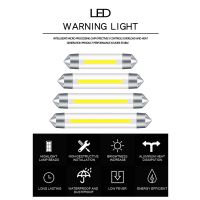 【CW】10PCS Interior Car Light Festoon 31mm 36mm 39mm 41mm C10W c5w LED White Lamps Auto Lights SMD Interior Lighting Bulbs COB Led