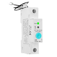 Ewelink พร้อมวัดแสง WIFI Smart Circuit Breaker 1P 63A DIN Rail สำหรับ Smart Home Wireless Remote Control Switch