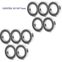 10 Pcs 18307RS Bearing MR18307 18307 18x30x7 mm Bicycle Axle 18307-LBLU Drum Ball Bearings 18307 MR18307 for DT Swiss Hubs